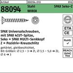 Schraube R 88094 SEKO Spitze/PZ 4x35/30-Z Stahl galv.verz. WIROX 1000St. SPAX - VPE: 1000