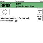 Unterlegscheibe R 88100 36x 72x5 Stahl galv.verz. 50 Stück - VPE: 50