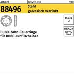 Zahntellerring R 88496 417-33x23 Stahl galv.verz. 50 Stück DUBO - VPE: 50