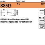 Hohldeckenanker R 88513 FHY M6 A 4 50 Stück FISCHER - VPE: 50