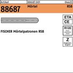 Mörtelpatrone R 88687 RSB 12 mini 10 Stück FISCHER - VPE: 10