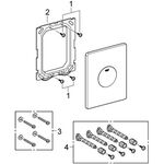 Grohe Abdeckplatte SKATE 156x197mm chr