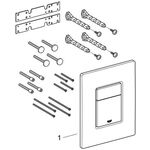 Grohe Abdeckplatte SKATE C 156x197mm mo wh