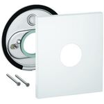 Grohe Rosette moon white
