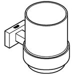 Grohe Glas ESSENTIALS CUBE m Halter chr