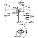 Grohe EH-WTbatt EUROSTYLE 1/2Zoll S-Size mo wh