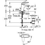 Grohe EH-WTbatt EUROSTYLE 1/2Zoll S-Size chr