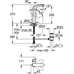 Grohe EH-WTbatt EUROSTYLE 1/2Zoll L-Size chr