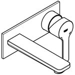 Grohe 2-Loch-Waschtischbatterie LINEARE Ausldg 149mm su-st