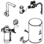 Grohe Standventil RED MONO M-Size L-Auslauf m Boiler chr A