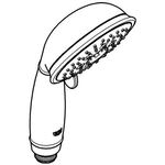 GROHE Handbrause Tempesta Rustic 100 100mm chr