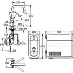 Grohe EH-Spültischbatterie BLUE HOME Starter-Kit U-Auslauf chr