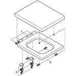 Grohe WC-Sitz CUBE KERAMIK m Deckel Soft Close