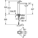 Grohe EH-WTbatt EUROCUBE 1/2Zoll XL-Size ha graph gebü