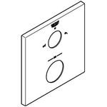 Grohe Rosette eckig, für THM-FMS chrom