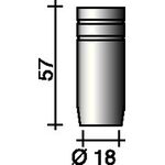 Gasdüse zylindrisch, 18 mm, passend für ERGOPLUS 25