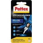 Sekundenkleber Ultra Gel 10g farblos Tube PATTEX