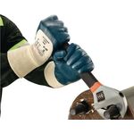 Handschuhe ActivArmr Hylite 47-400 Gr.9 weiß/blau EN 388 PSA II ANSELL - VPE: 12