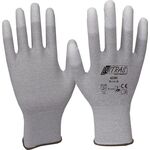 Handschuhe Gr.8 grau/weiß EN 388,EN 16350 PSA II - VPE: 12