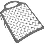 Farbgitter ERGOLINE L320xB280mm PP grau m.Griff u.Eimerhaken NÖLLE