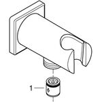 GROHE Wandanschlussbogen Rainshower eckige Rosette chrom