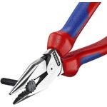 Spitzkombizange L.185mm pol.Mehrkomp.-Hülle schwarz atram.KNIPEX