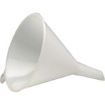 Trichter D.100/12mm H.126mm HD-Polyethylen natur HÜNERSDORFF - VPE: 12