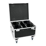 ROADINGER Flightcase 4x TMH FE-600 mit Rollen