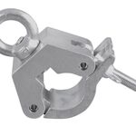 EUROLITE TPC-51 Klammer mit Öse, silber
