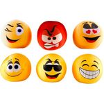 Spandex Bälle Emoticons 20cm sortiert, 1 Stück
