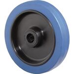 Ersatzrad D.160mm Trgf.300kg Gum.blau Achs-D.20mm Nabenl.60mm BS ROLLEN