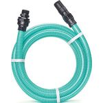Saugschlauch-Garnitur RAUSPIRALFLEX ID 22mm transp.grün 2,6mm L.7m Rl.REHAU