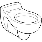 Geberit Wand-Tiefspül-WC BAMBINI weiß