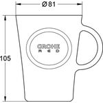 Grohe Teeglas RED 4 Stück 250 ml