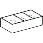 Geberit Schubladeneinsatz XENO² H-Unterteilung 373x62x208mm Melam Holzst