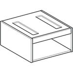 GE Korpus VariForm Unterschrank f. AS-WT mit zwei Schubladen, Eiche