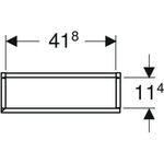 Geberit Hochschrank iCon 450x1800x150mm m 1 Tür sandgrau hochglan