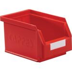 Sichtlagerkasten L230xB140xH130mm PE rot KAPPES