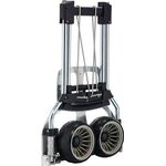 Transportkarre klappbar VA verchr.AluH.1120mm Schaufel-L420xB495mm Trgf.100kg