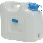 Wasserkanister 12l HD-PE stapelbar,m.Auslaufhahn H310xB350xT165mm HÜNERSDORFF