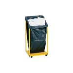 Kunststoffsack 400l LD-PE grau 100 µm B650/550xL1600mm 50St./Karton