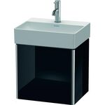 Duravit Waschtischunterbau XSQUARE 397x434x340mm Türansch re sw hochglanz