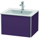 Duravit Waschtischunterbau XSQUARE 400x610x478mm aubergine seidenmatt