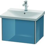 Duravit Waschtischunterbau XSQUARE 405x610x473mm stone blue hochglanz