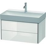 Duravit Waschtischunterbau XSQUARE 397x784x460mm weiß hochglanz