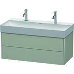 Duravit Waschtischunterbau XSQUARE 397x984x460mm taupe seidenmatt