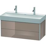 Duravit Waschtischunterbau XSQUARE 397x984x460mm cappuccino hochglanz