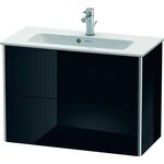 Duravit WTU COMPACT XSQUARE 560x810x388mm schwarz hochglanz
