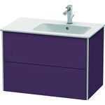 Duravit Waschtischunterbau XSQUARE 560x810x478mm Be re aubergine seidenmatt