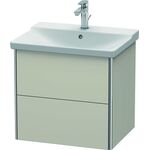Duravit Waschtischunterbau XSQUARE 565x610x473mm taupe matt